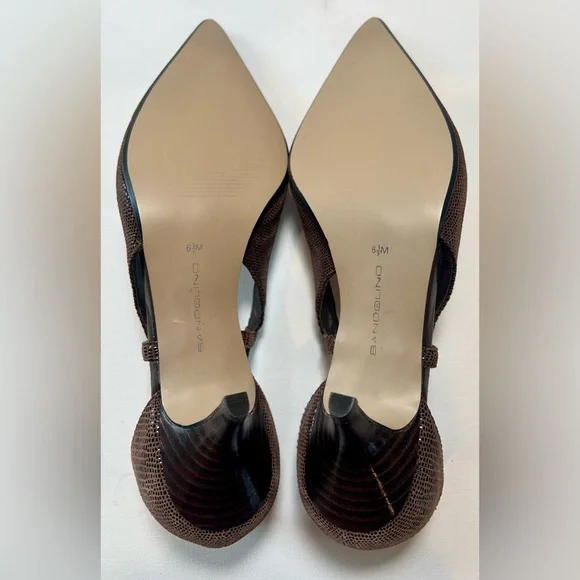 Bandolino Brown Women’s Low Heel Sling Back Size 6.5 Leather - Picture 7 of 8
